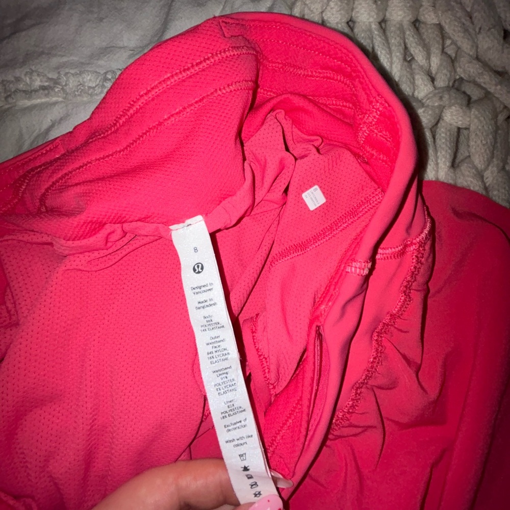 Lulu Lemon Fast and Free Reflective High-Rise Classic-Fit Short 3”